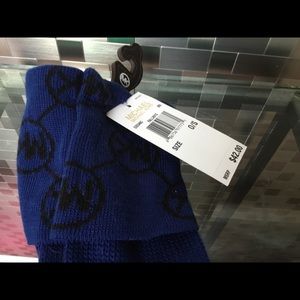 Michael Kors Accessories - Michael Kors Blue and Black Gloves Michael Kors Accessories - Michael Kors Blue and Black Gloves